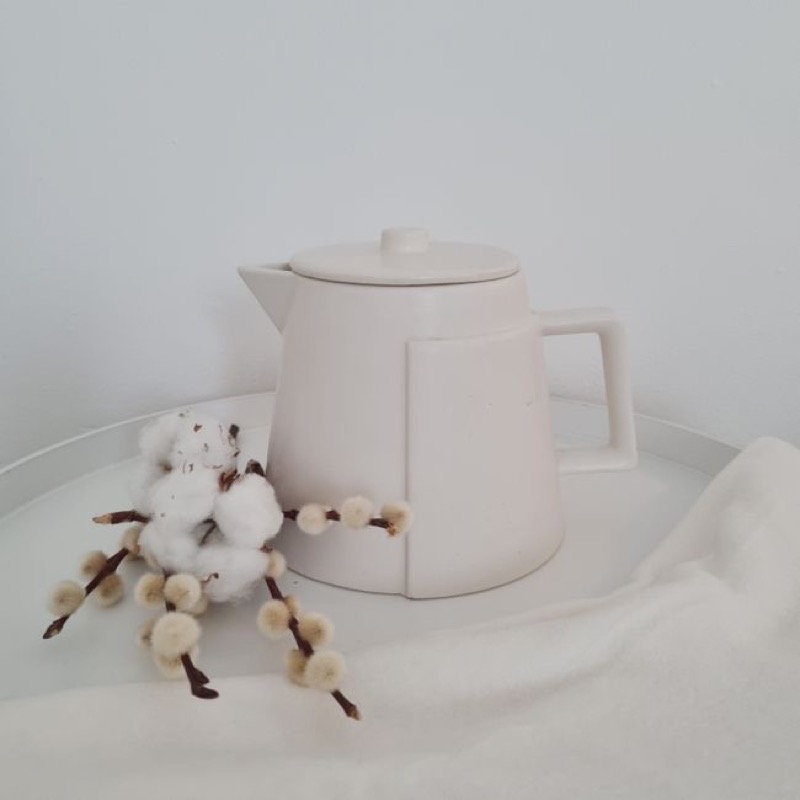 Stoneware teapot