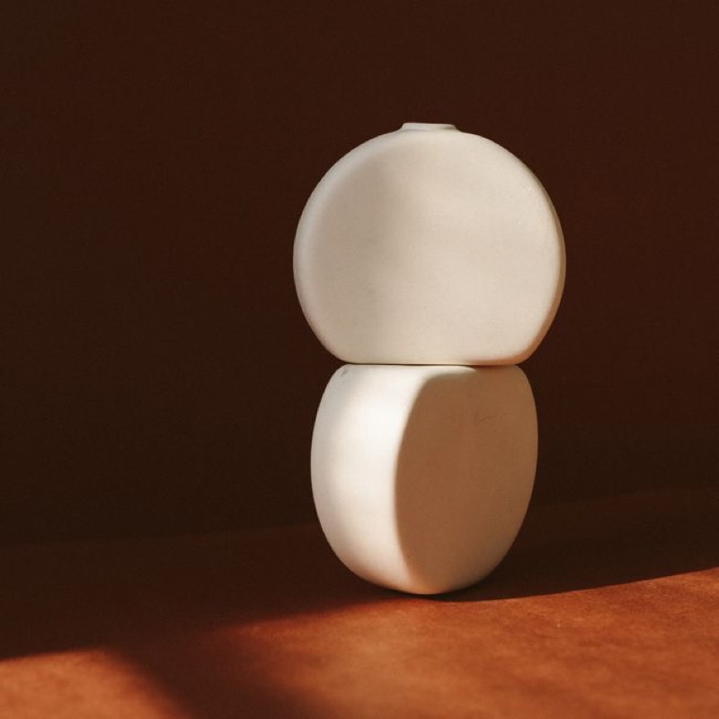 Fluted Stoneware Vase