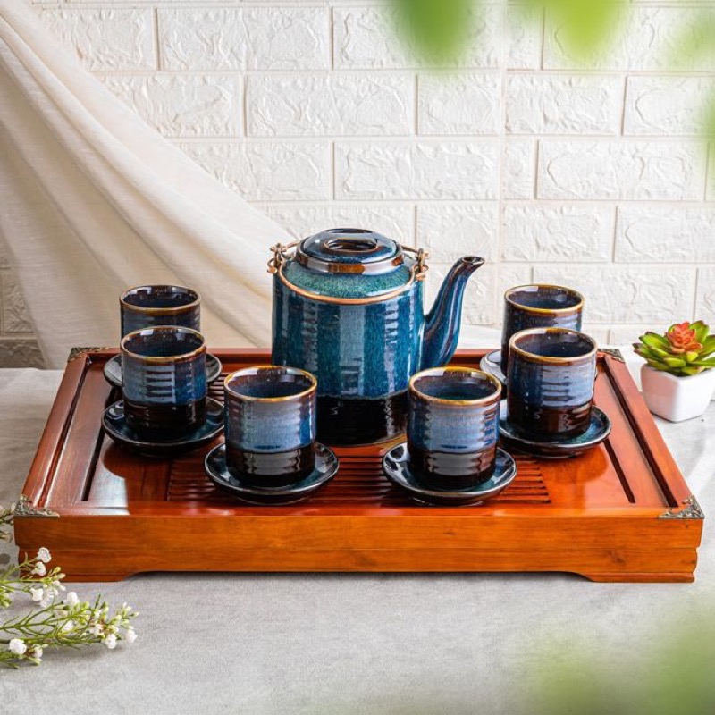 Celadon Teacup Set